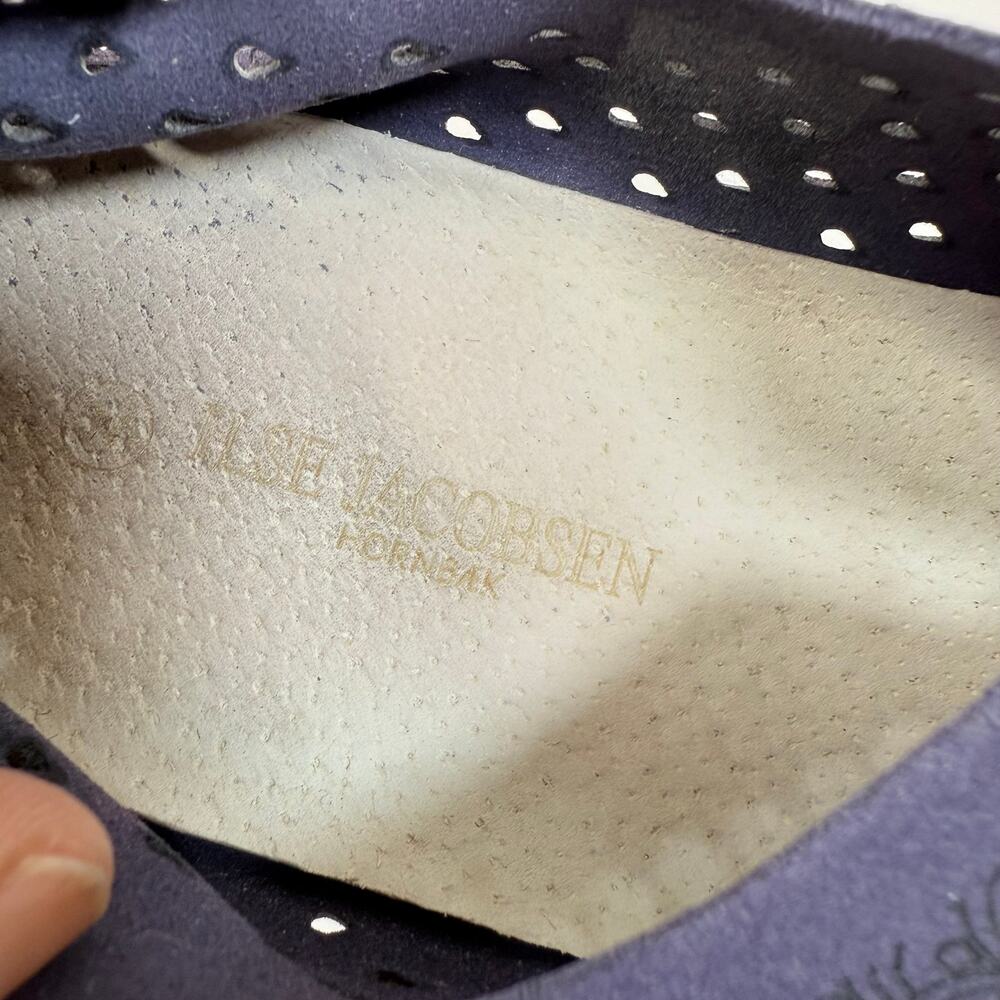 Ilse Jacobson Tulip139 Women’s Size 36‎ Leather Slip On Sneakers Purple Comfort - Picture 6 of 6